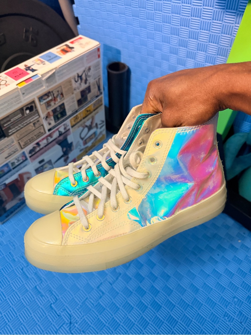 Iridescent converse